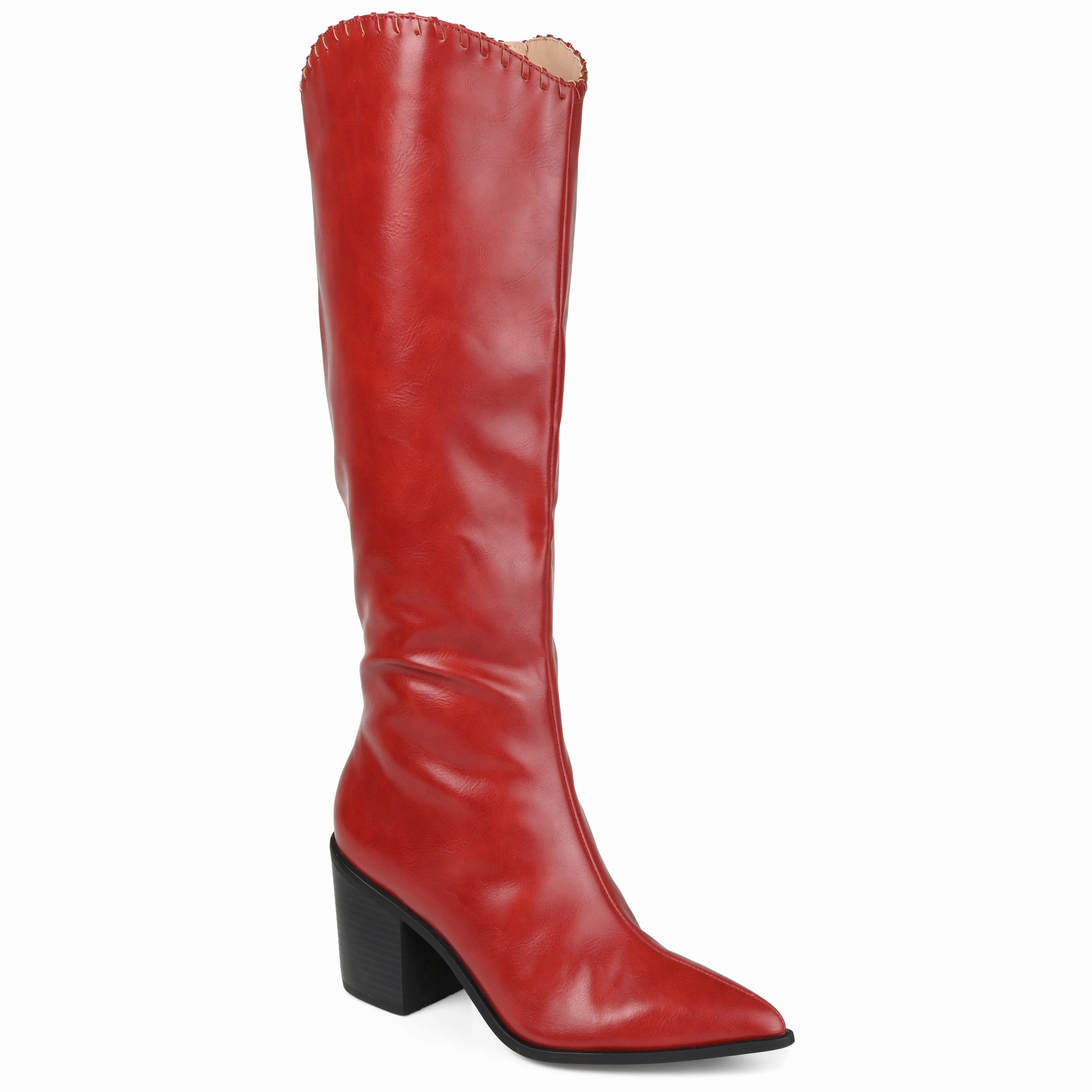Journee Collection Women's Tru Comfort Foam Extra Wide Calf Daria Boot Cheap Womens Leather Boots