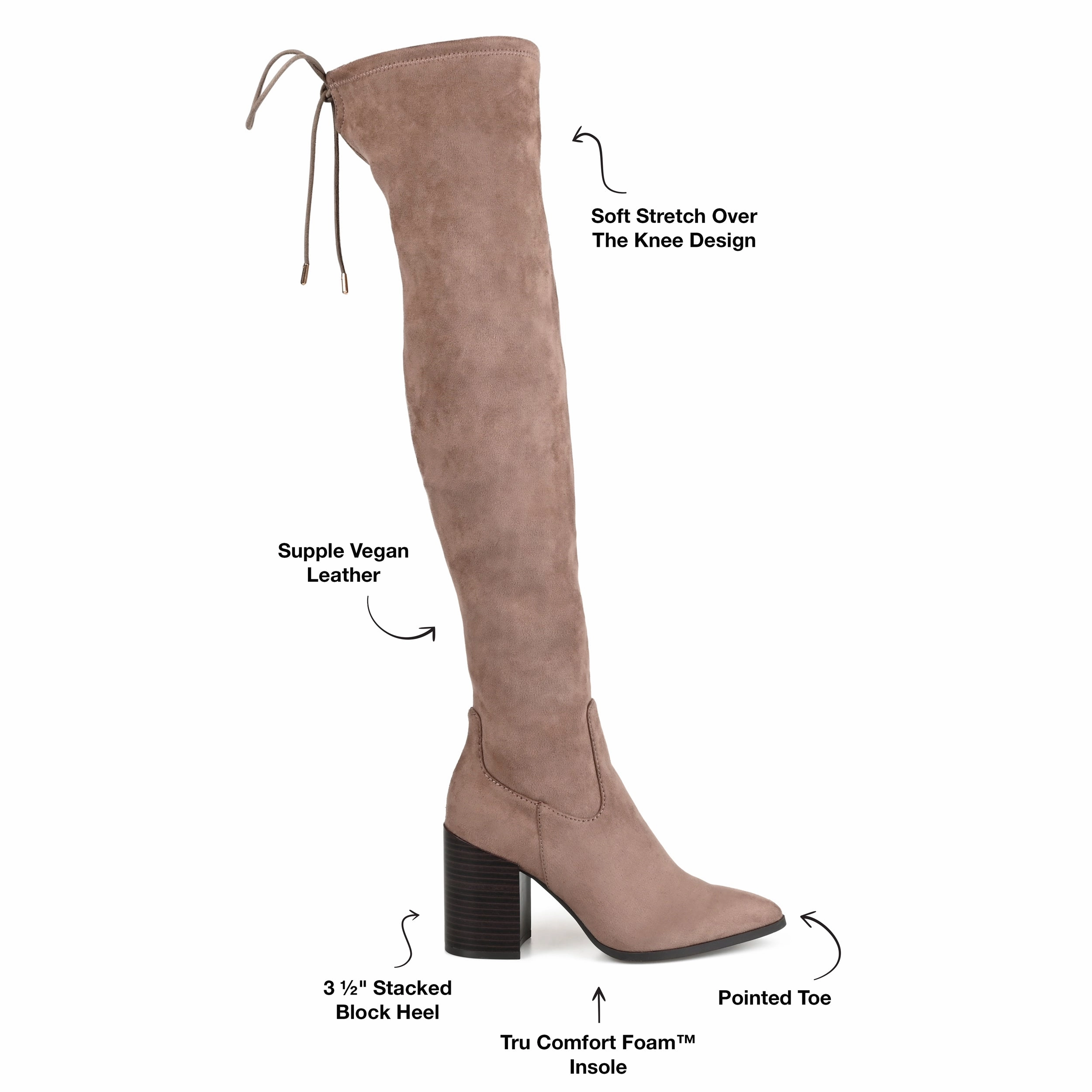Journee Collection Women's Tru Comfort Foam Extra Wide Calf Paras Boot