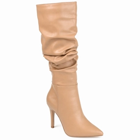Journee Collection Women's Tru Comfort Foam Extra Wide Calf Sarie Boot Cheap Womens Leather Boots
