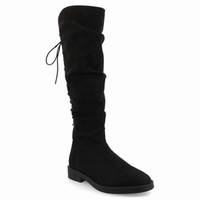 Journee Collection Womens Mirinda Tru Comfort Foam Stretch Knee High Boot Cheap Womens Leather Boots