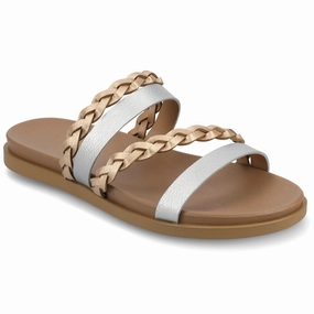 Journee Women's Colette Medium and Wide Width Flat Sandals Womens Casual Sandals deals