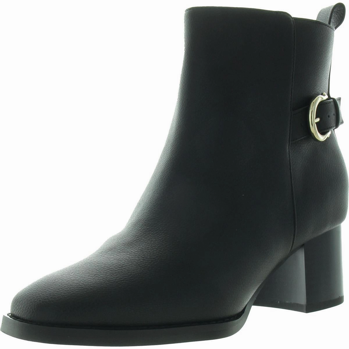 Jovvieep Womens Solid Manmade Ankle Boots