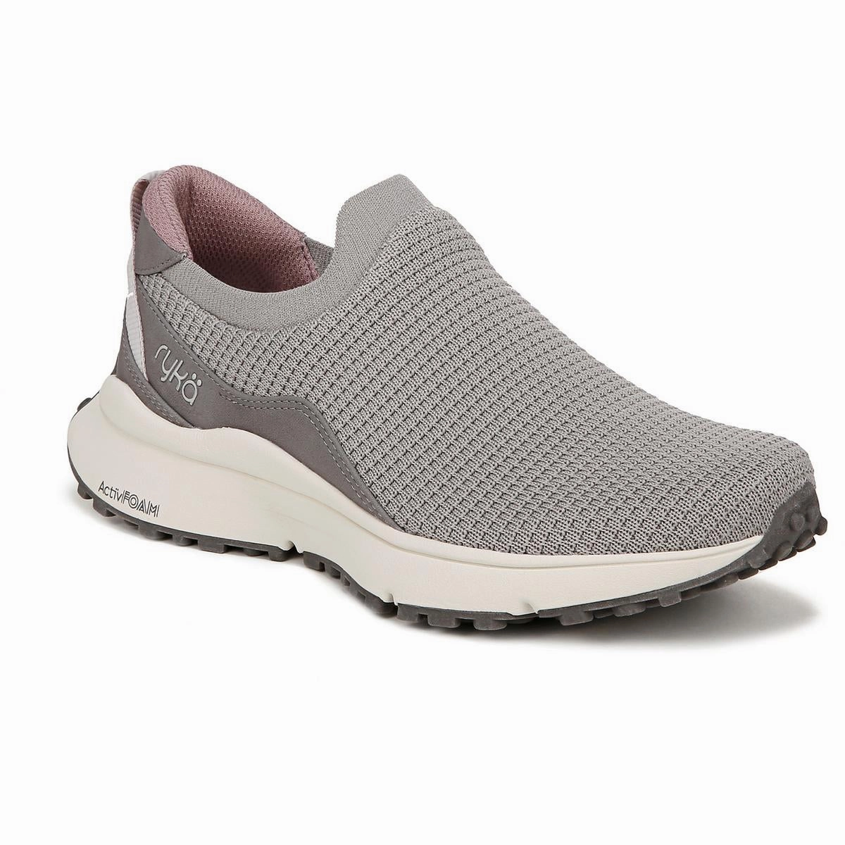 Jumpstart Womens Knit Arch Support Slip-On Sneakers