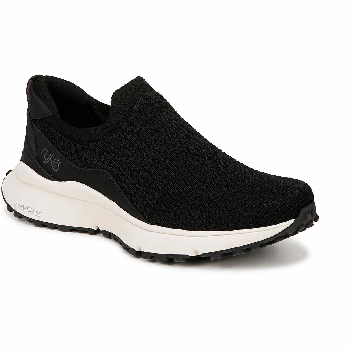 Jumpstart Womens Knit Arch Support Slip-On Sneakers