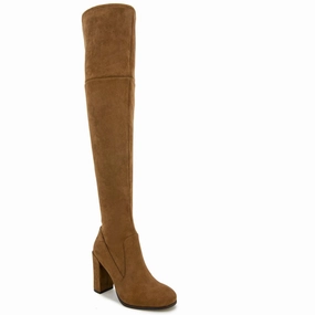 JUSTIN Womens Faux Suede Round toe Over-The-Knee Boots High-quality Womens Boots discount