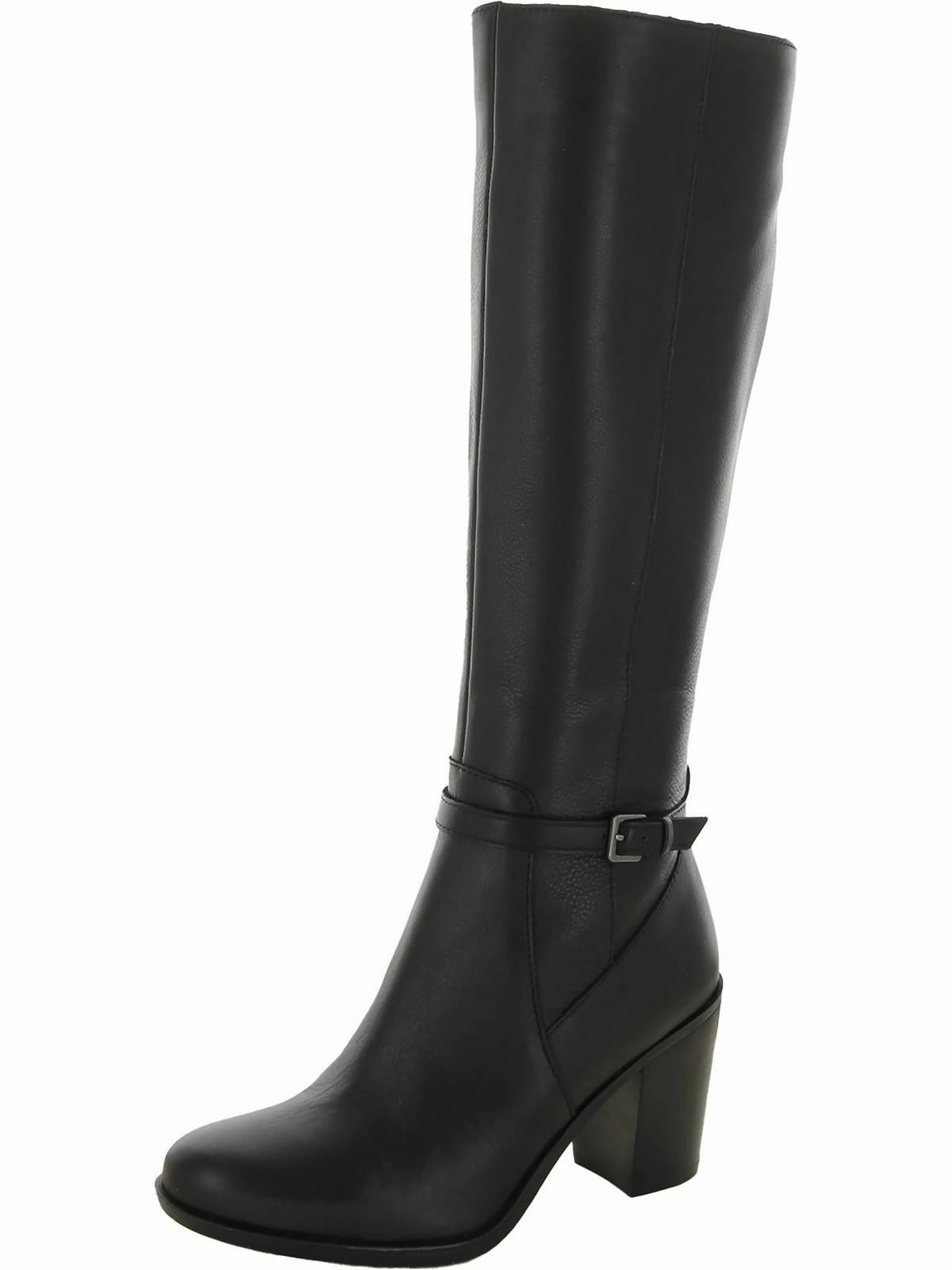 Kalina Womens Leather Narrow Calf Knee-High Boots Comfortable Womens Boots low price