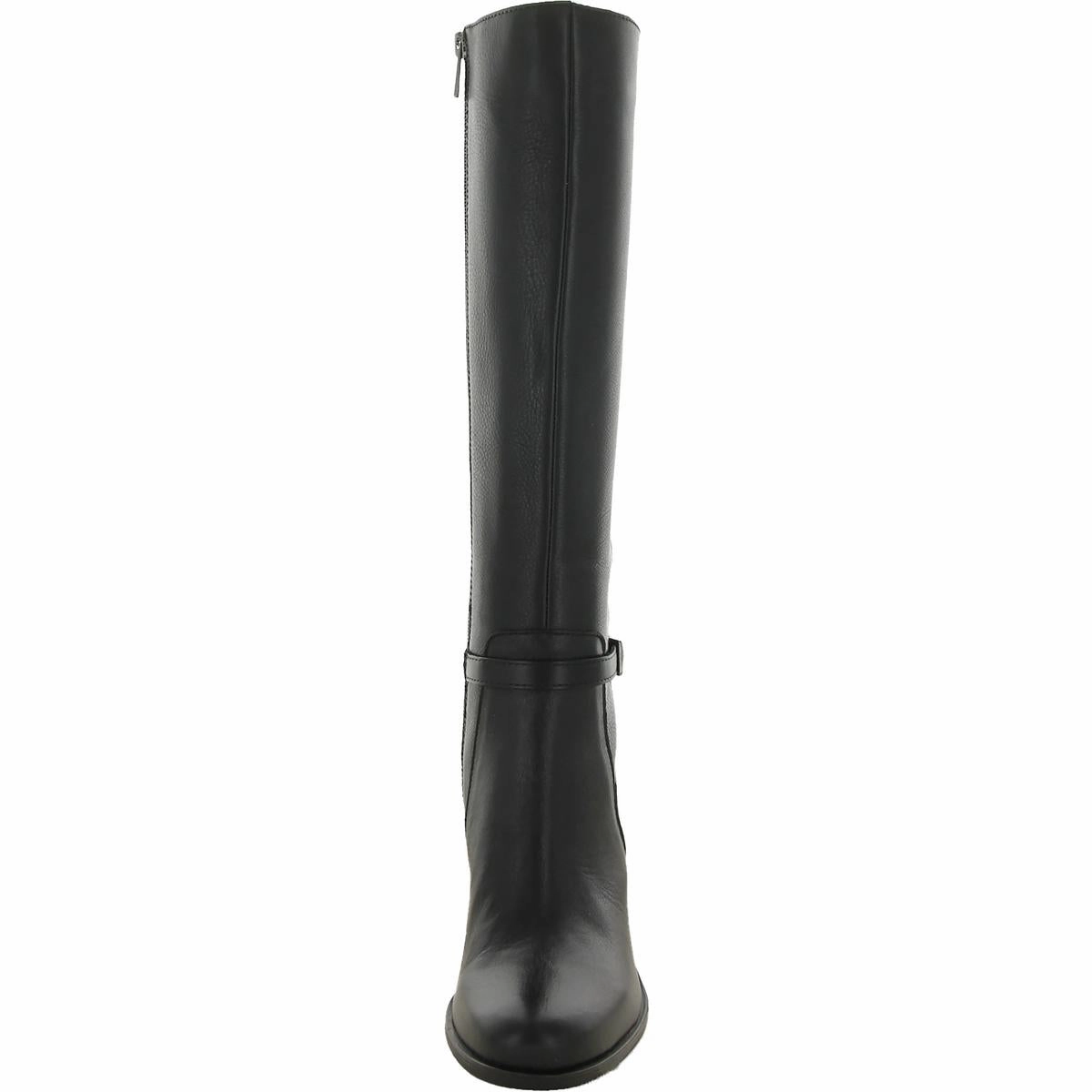 Kalina Womens Leather Narrow Calf Knee-High Boots