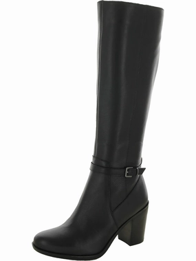 Kalina Womens Leather Narrow Calf Knee-High Boots Comfortable Womens Boots low price