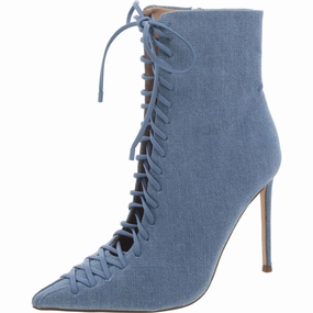 Katari Womens Zipper Lace-Up Ankle Boots Womens Boots sale online