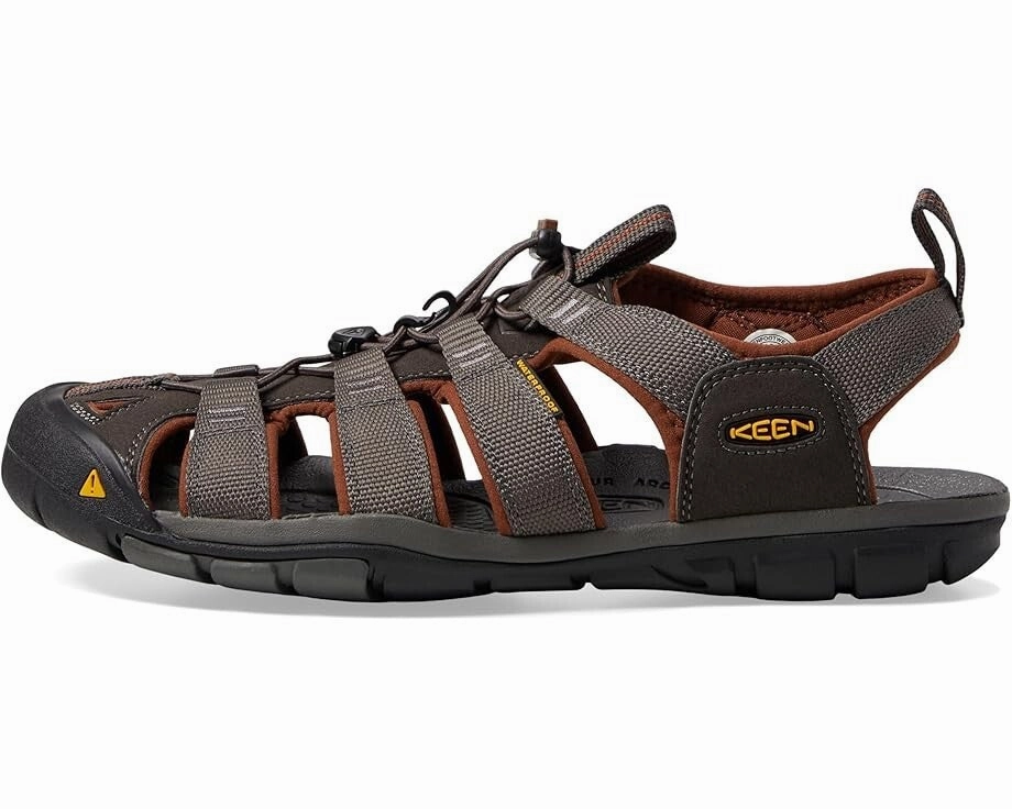 Keen Clearwater CNX 1014456 Sandals Men's 7.5 Raven Bumper Toe Slip On ZPO3594