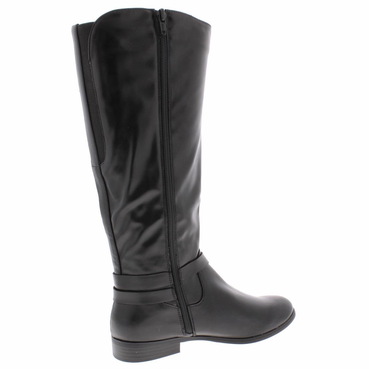Kindell Womens Faux Leather Round Toe Riding Boots