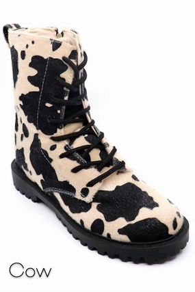 Kona Lace-Up Boots In Cow High-quality Womens Boots discount