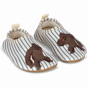 Konges Sljd Aster Swim Shoes Stripe Bluie Kids UV Water Shoes splash deals