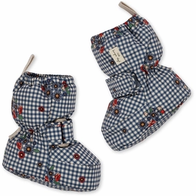 Konges Sljd Blossom Check Nutti Down Slippers Winter Kids Overshoes on clearance
