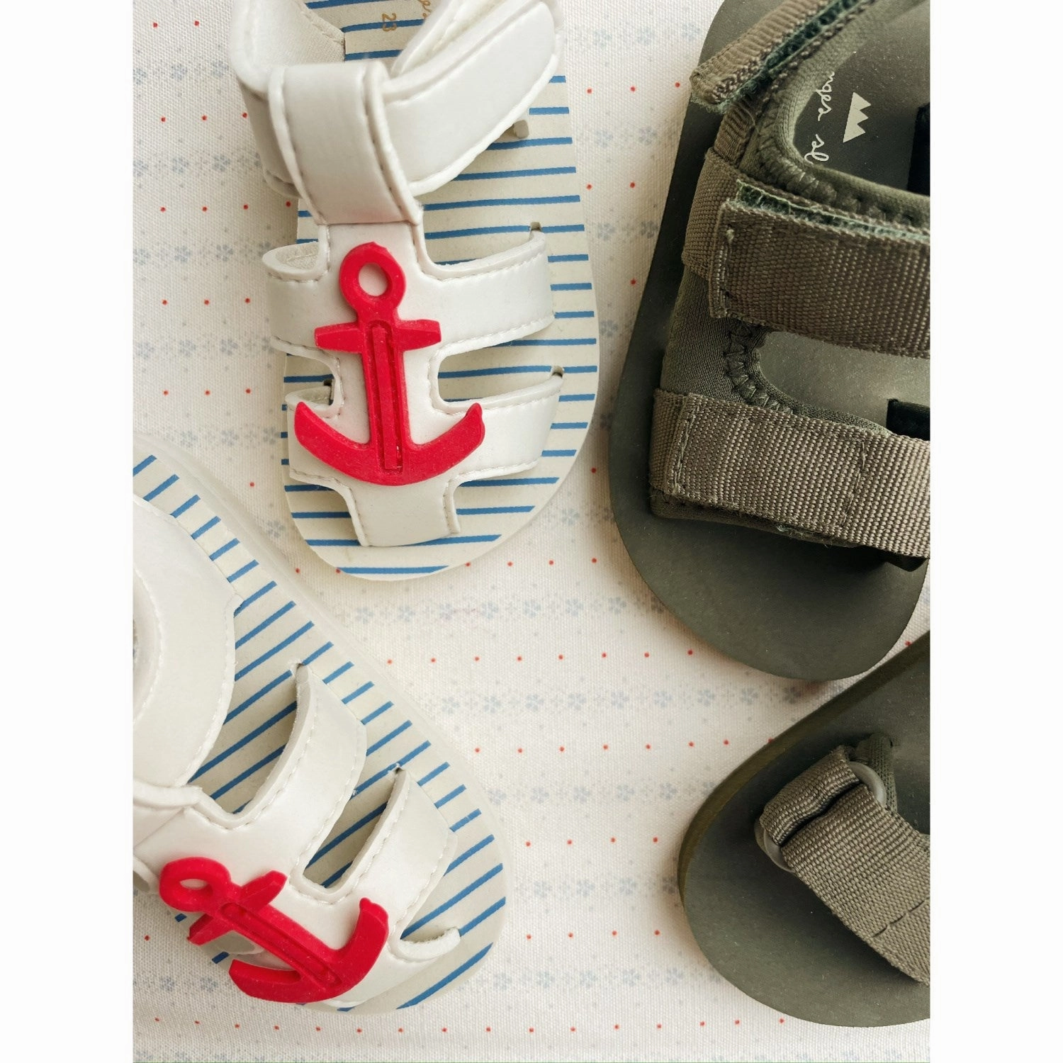 Konges Sljd Burnt Olive Sun Sandal Solid