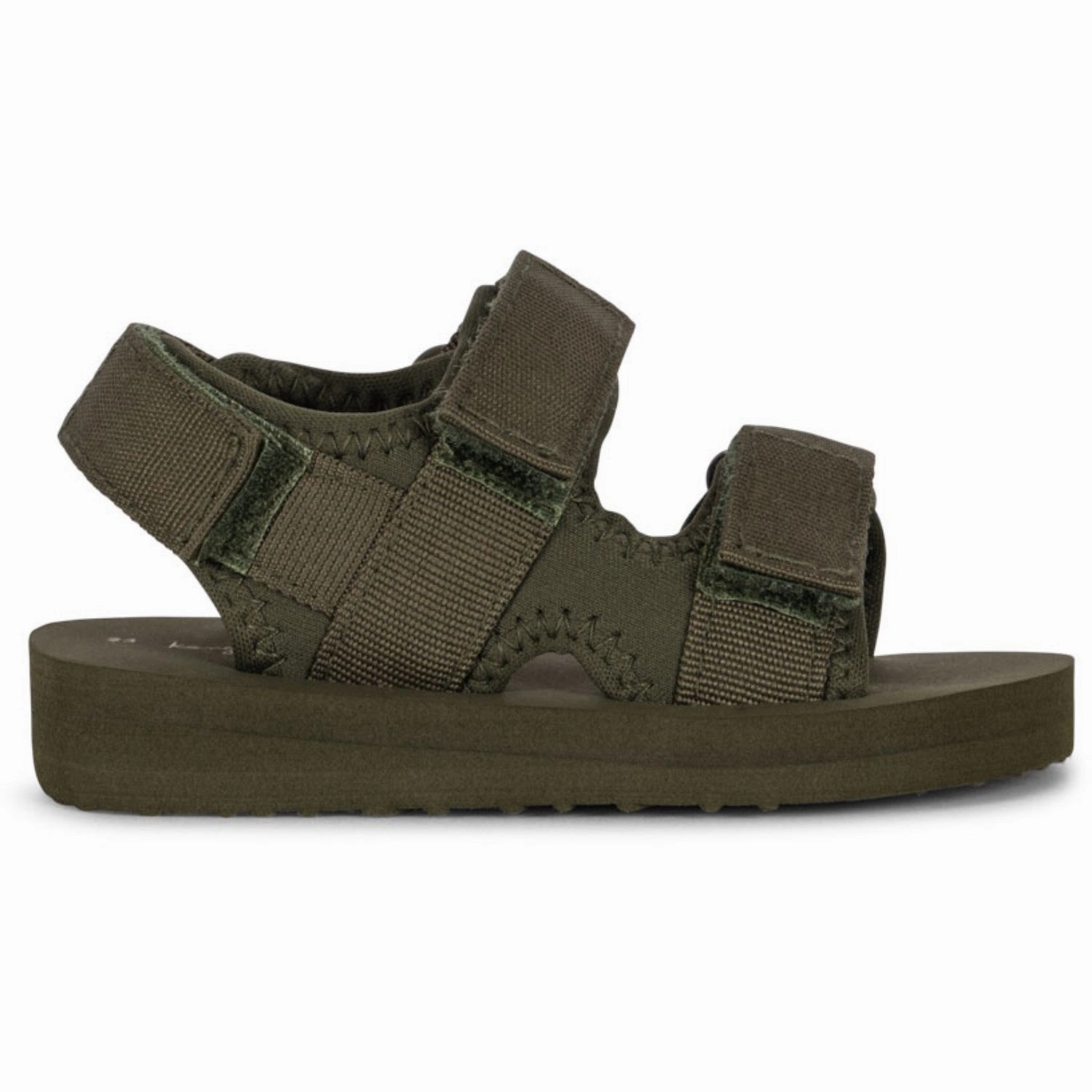 Konges Sljd Burnt Olive Sun Sandal Solid