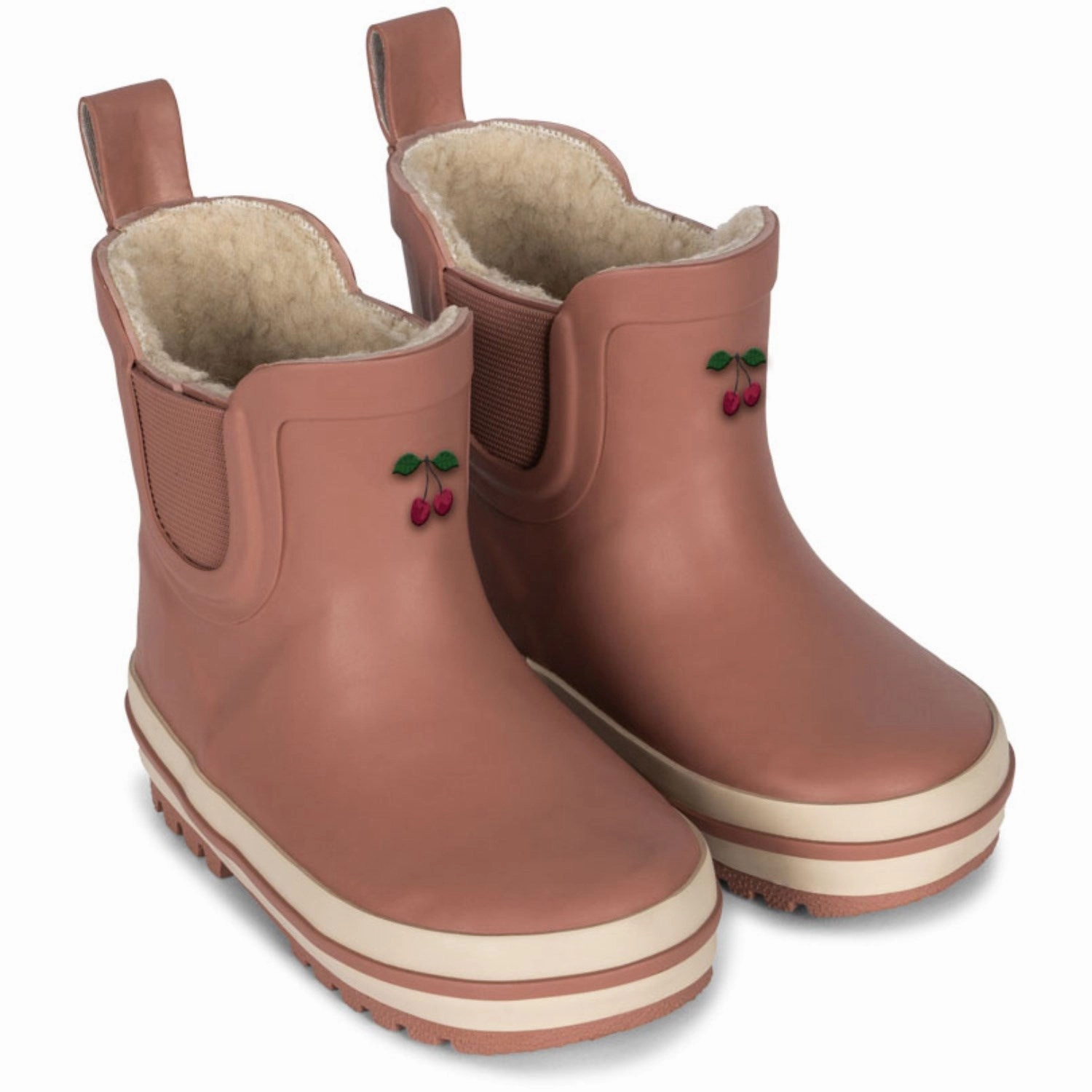 Konges Sljd Cameo Brown Roi Rain Boot Low Kids Rain Boots with free shipping