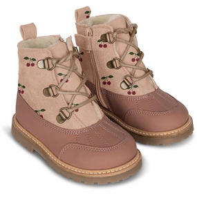Konges Sljd Canyon Rose Zuri Suede Boots Winter Boots for Kids on sale
