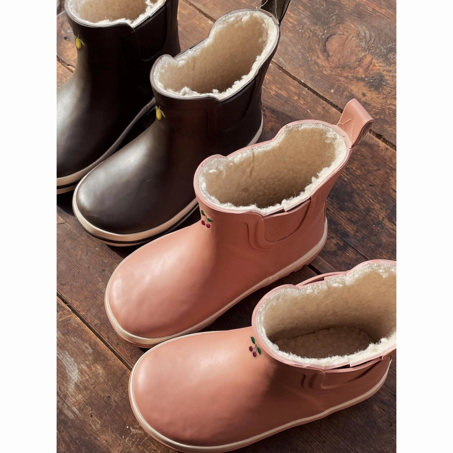 Konges Sljd Chocolate Brown Roi Rain Boot Low