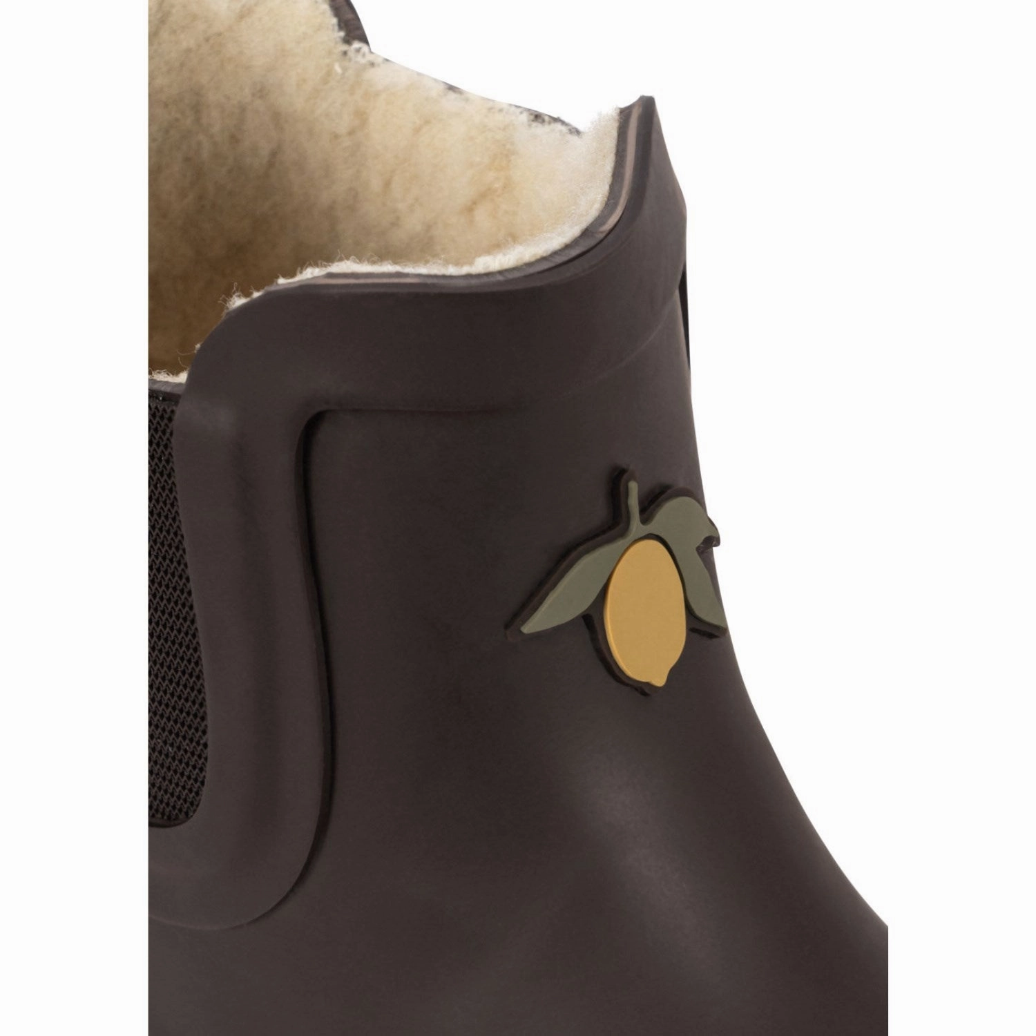 Konges Sljd Chocolate Brown Roi Rain Boot Low