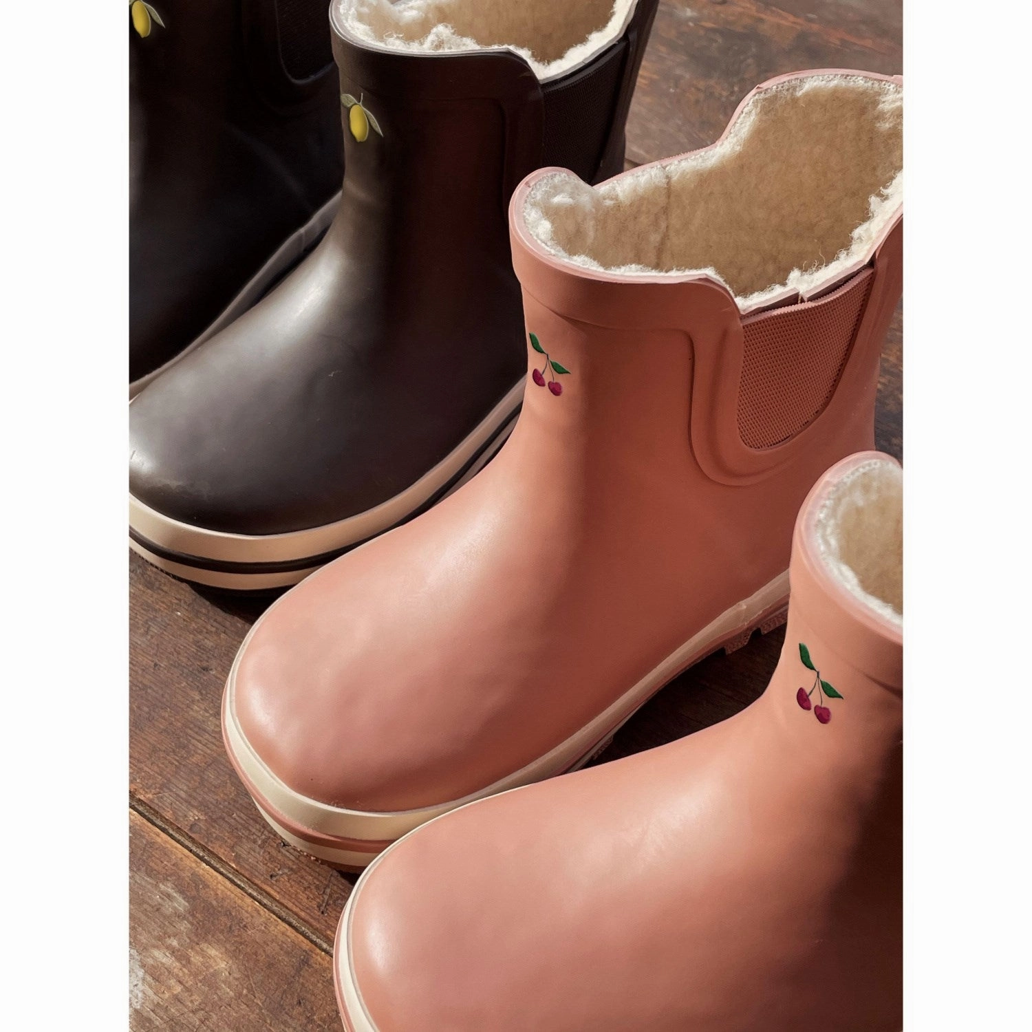 Konges Sljd Chocolate Brown Roi Rain Boot Low
