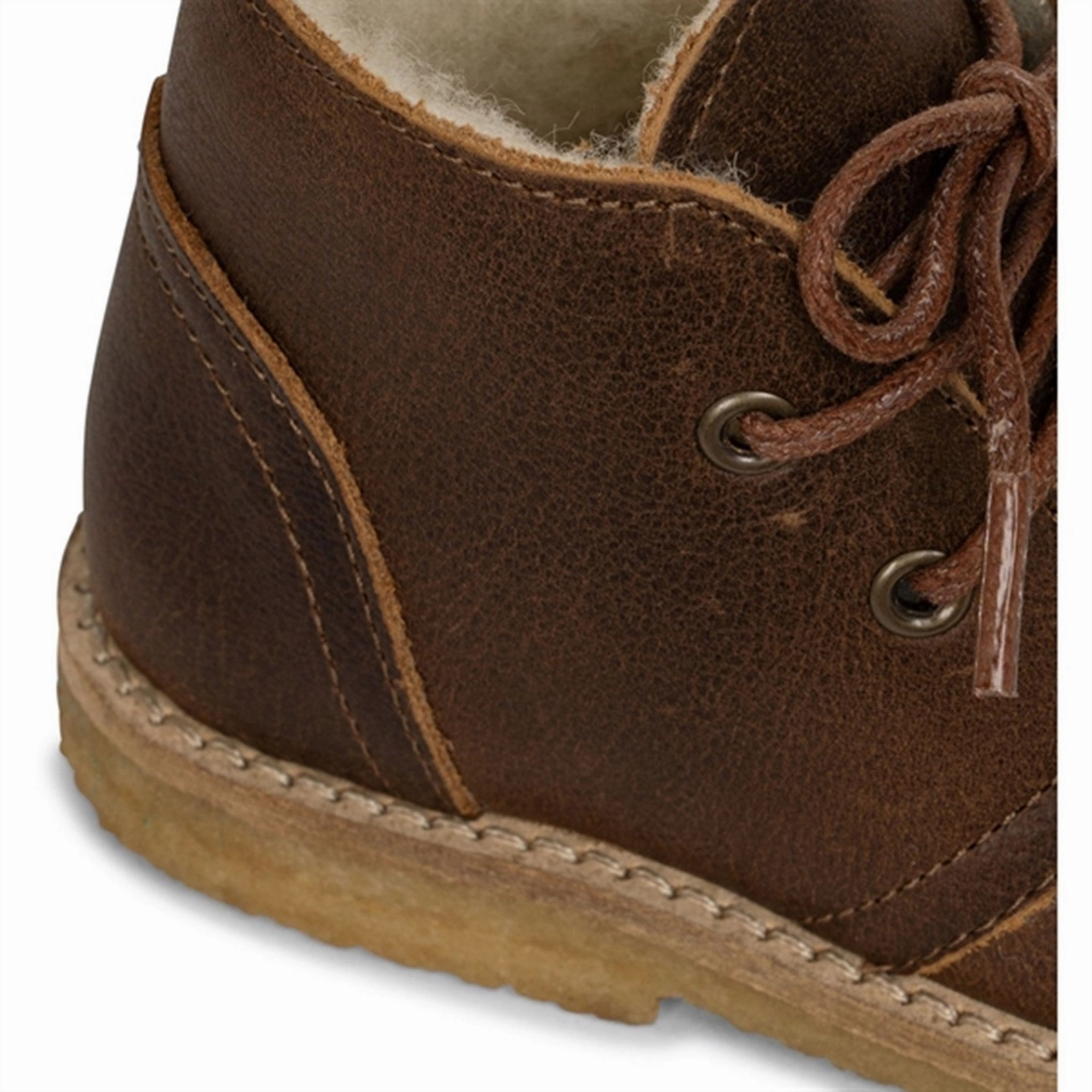 Konges Sljd Cognac Woolie Boot