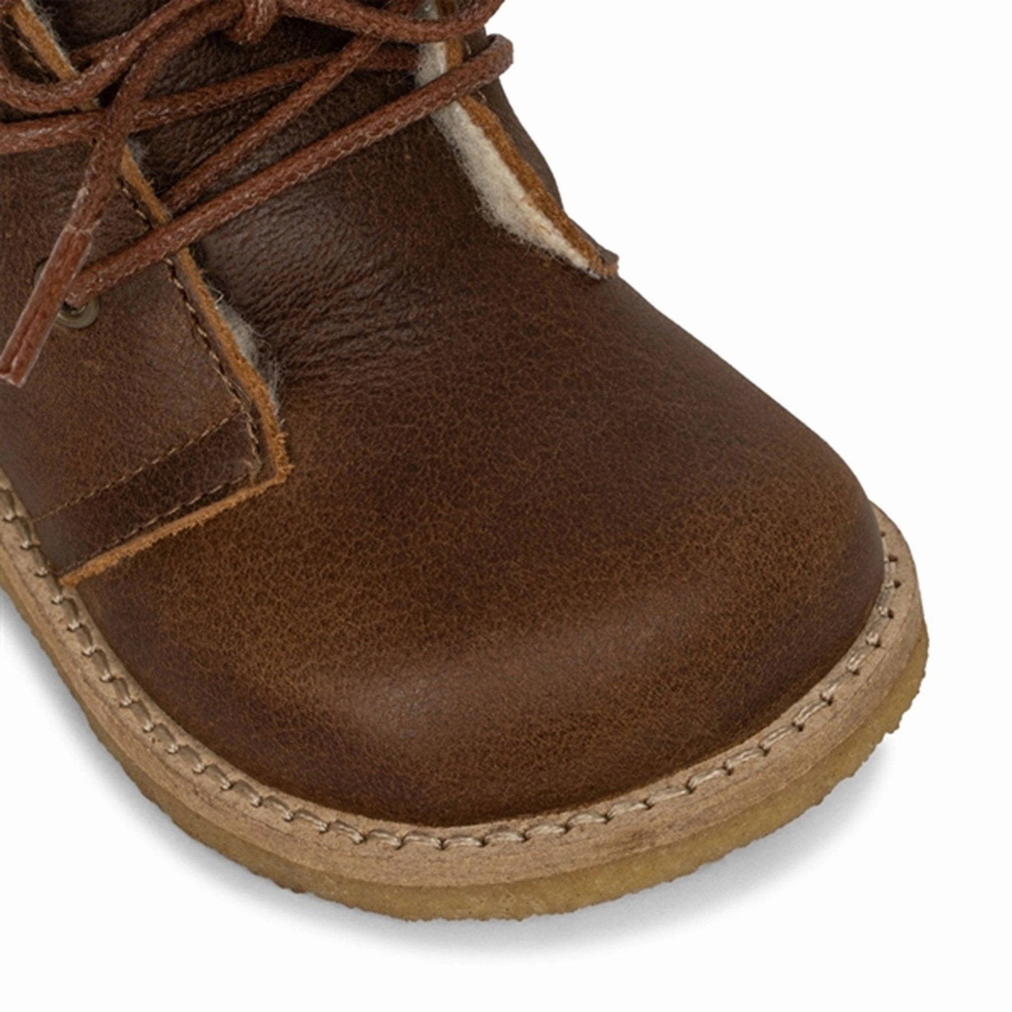 Konges Sljd Cognac Woolie Boot