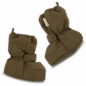 Konges Sljd Dark Olive Nohr Snow Boots Winter Kids Overshoes on clearance