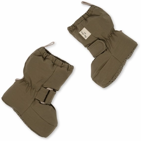 Konges Sljd Dusky Green Nutti Down Footies Winter Kids Overshoes on clearance