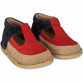 Konges Sljd Esmee Sandal Suede Tricolore Kids Closed Toe Sandals promo