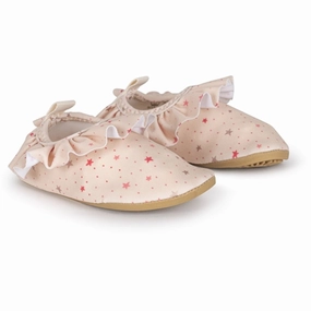 Konges Sljd Etoile Pink Sparkle Frill UV Swim Shoes Kids UV Water Shoes splash deals