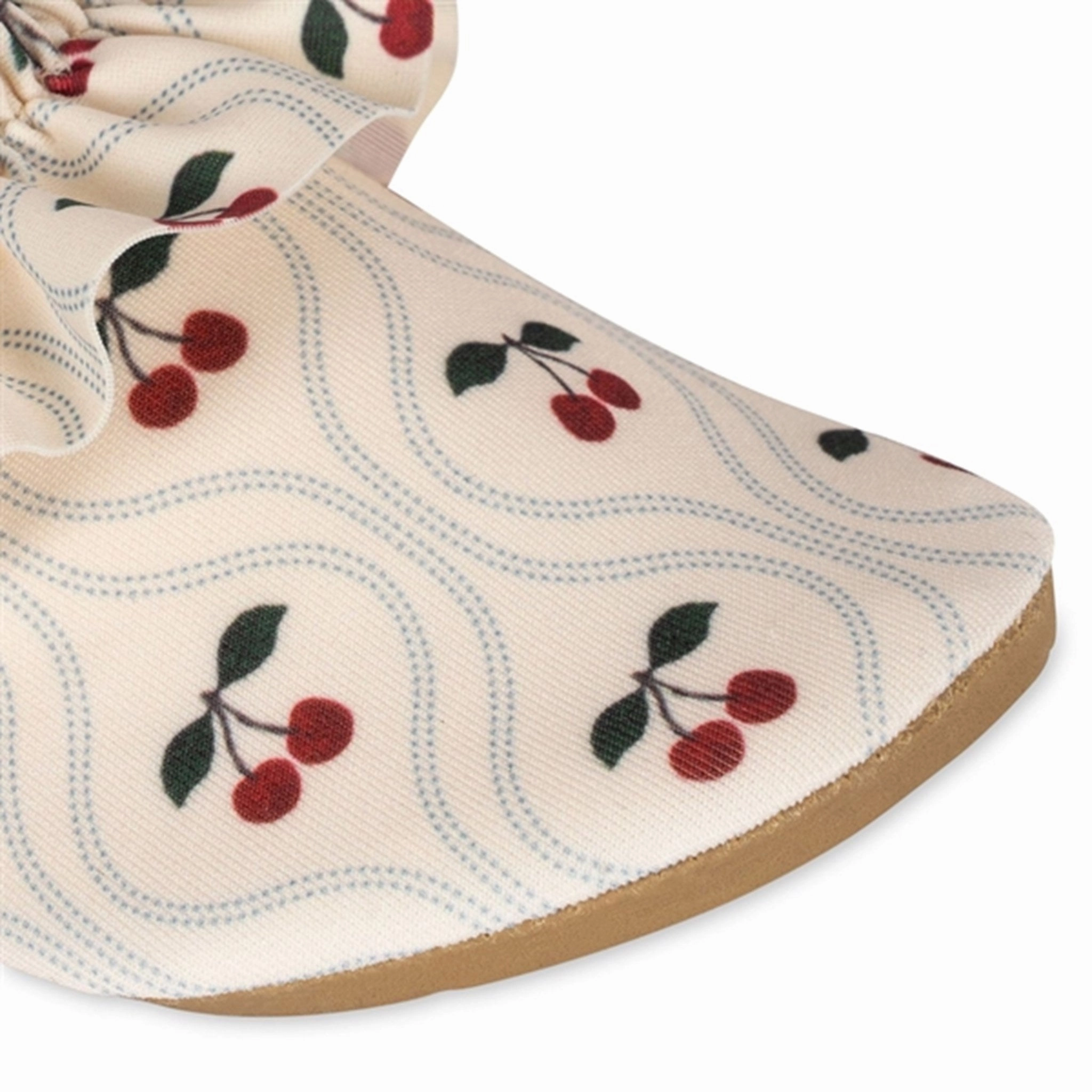 Konges Sljd Manuca Frill Swim Shoes Cherry Motif