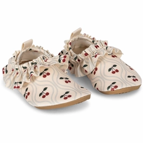 Konges Sljd Manuca Frill Swim Shoes Cherry Motif Kids UV Water Shoes splash deals