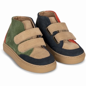 Konges Sljd Multi Sumi High Sneakers Colorblock Kids Velcro Sneakers discount