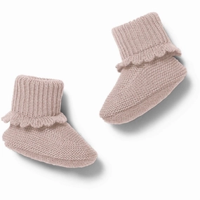 Konges Sljd Pale Rose Vitum Booties Wool Slippers Kids clearance