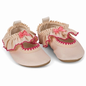 Konges Sljd Soft Pink Kitty Frill Swim Shoes Kids UV Water Shoes splash deals