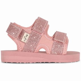 Konges Sljd Sun Sandal Glitter Mellow Rose Water Sandals for Kids discount