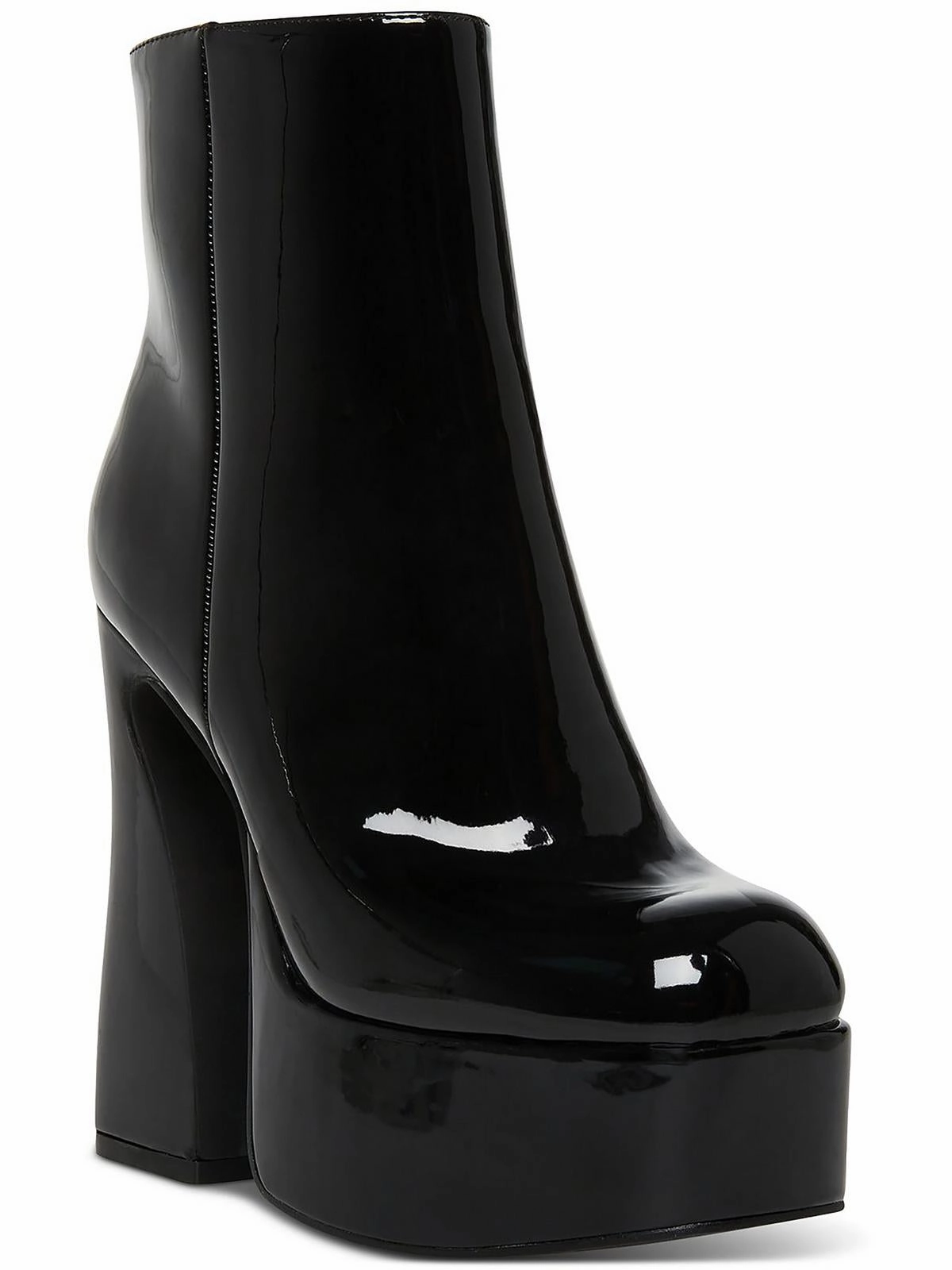 Kourtt Womens Patent Platforms Mid-Calf Boots Hot sale Womens Boots