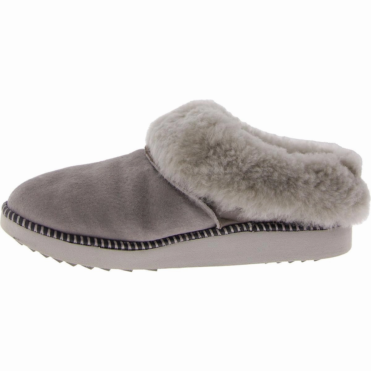 Ku'I Womens Suede Slip On Loafer Slippers