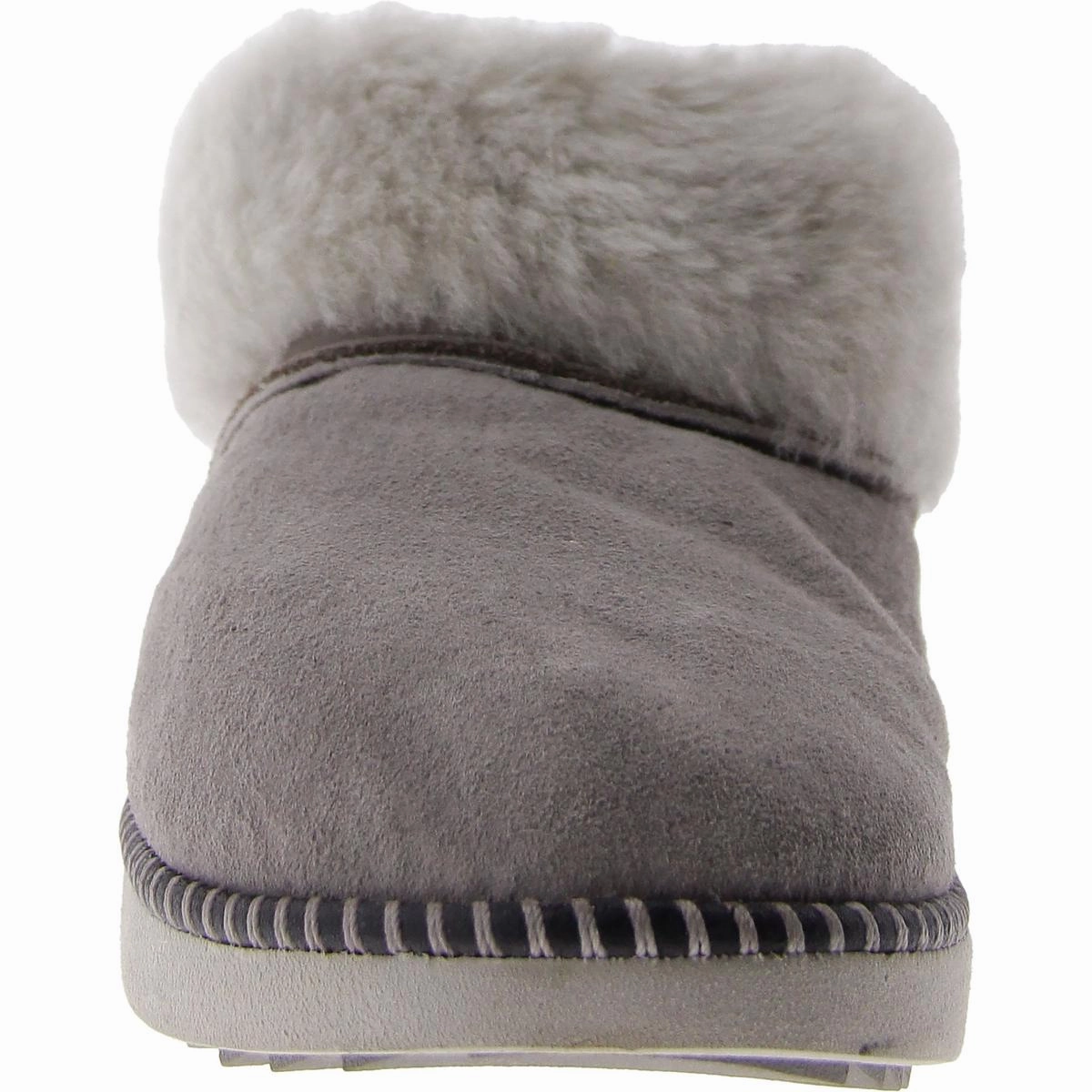 Ku'I Womens Suede Slip On Loafer Slippers