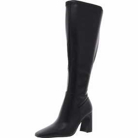 Lamarca Womens Wide Calf Faux Leather Knee-High Boots Womens Boots clearance deals