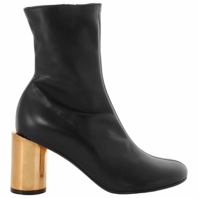 Lanvin Sequence Chunky Heeled Boots, Brand Size 35 ( US Size 4 ) Discount Stylish Womens Boots