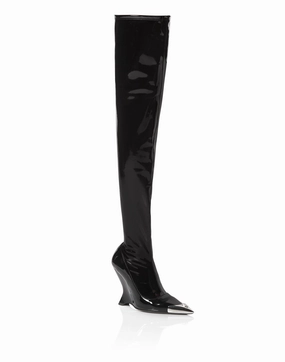 Latex Boots Low Heels Overknee Buy Womens Boots online cheap