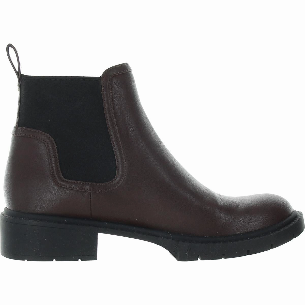 Lenora Womens Solid Leather Ankle Boots