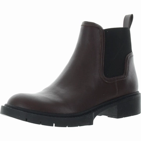 Lenora Womens Solid Leather Ankle Boots Comfortable Womens Boots low price