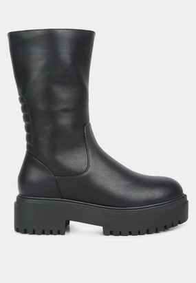 lewisa panelled lug sole boots Womens Casual Boots clearance