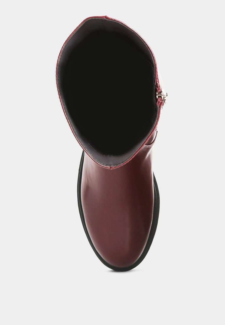 lewisa panelled lug sole boots