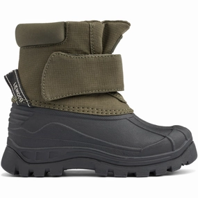 LieWood Army Brown Becca Boot Cheap Kids Winter Footwear