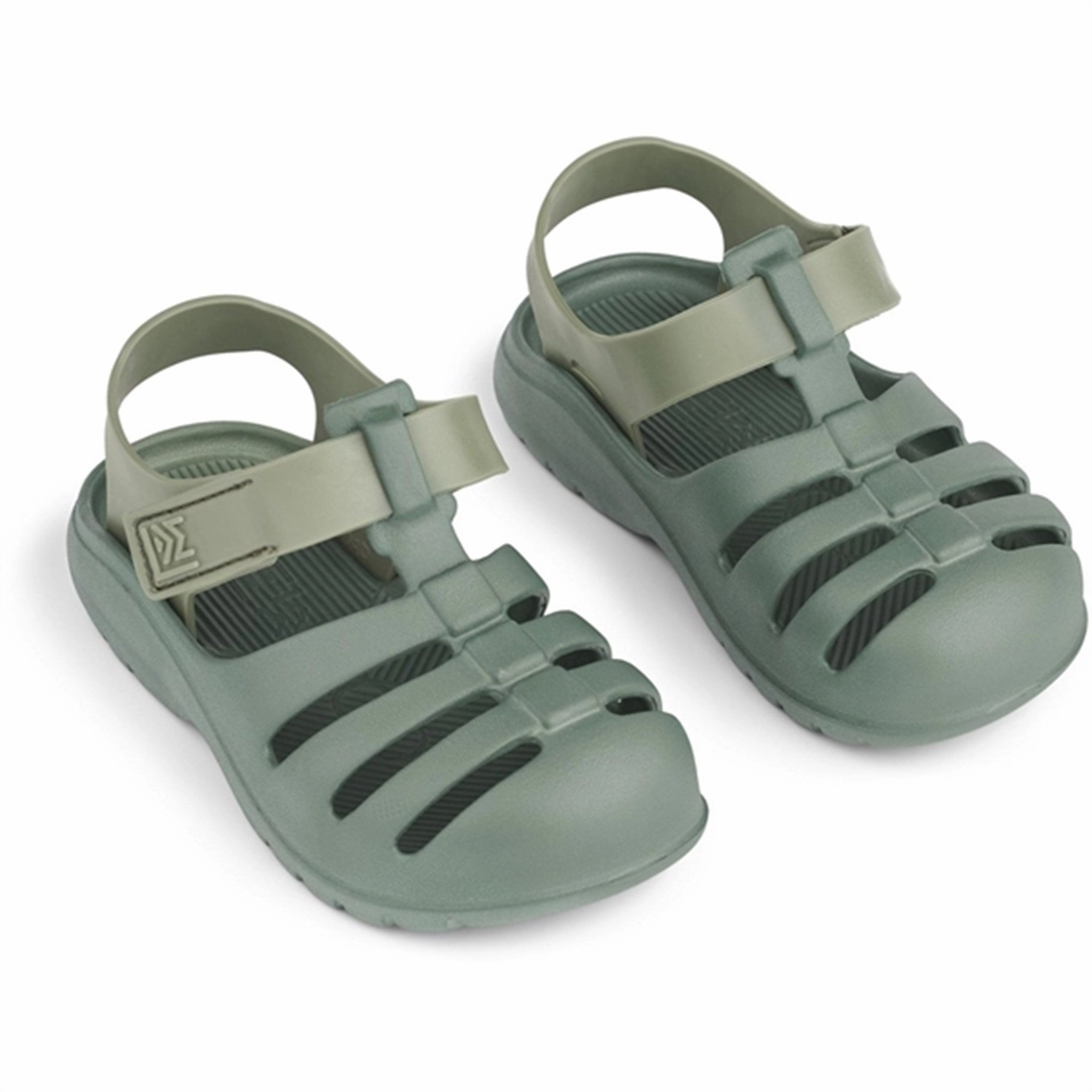 Liewood Beau Sandals Tea Faune Green Water Sandals for Kids discount