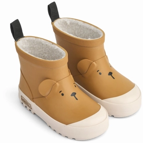 LIEWOOD Golden Caramel Jesse Bear Thermo Rainboot Rubber Boots With Lining Kids sale